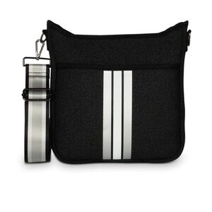Haute Shore Black & Silver Cross Body Purse